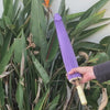 purple paper parasol