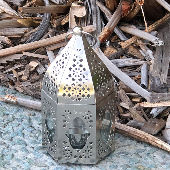 silver Moroccan lantern