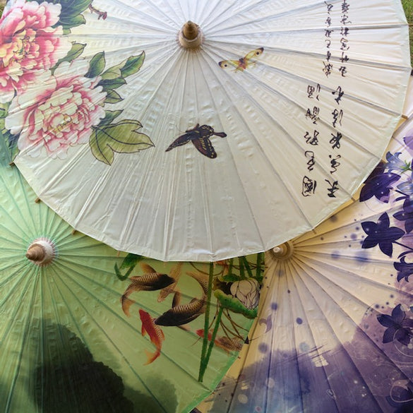 Printed Paper Parasols