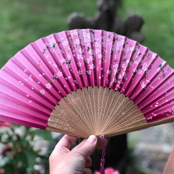 Printed Silk Fans