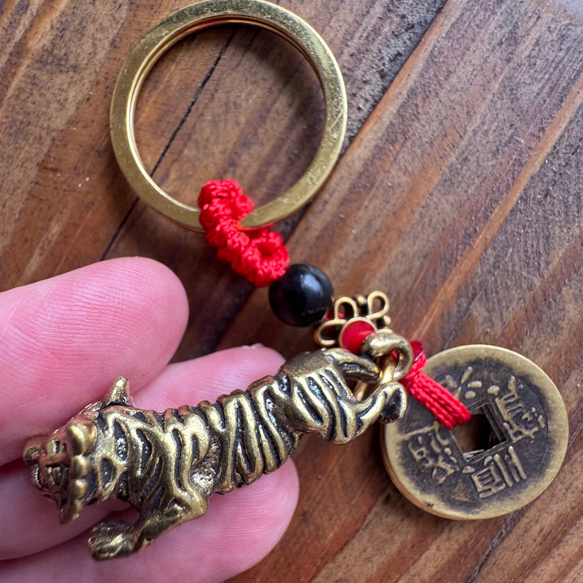 Chinese tiger keyring