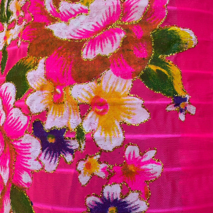 pink flower lantern