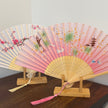 Chinese fans with display stand