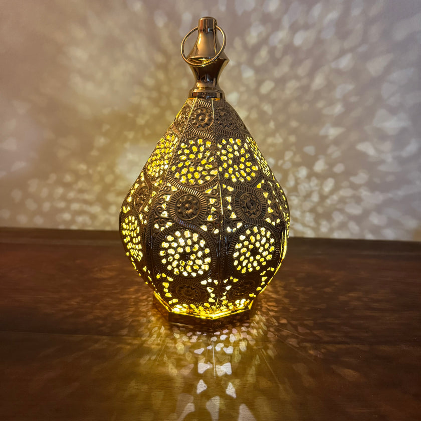 gold Moroccan lantern