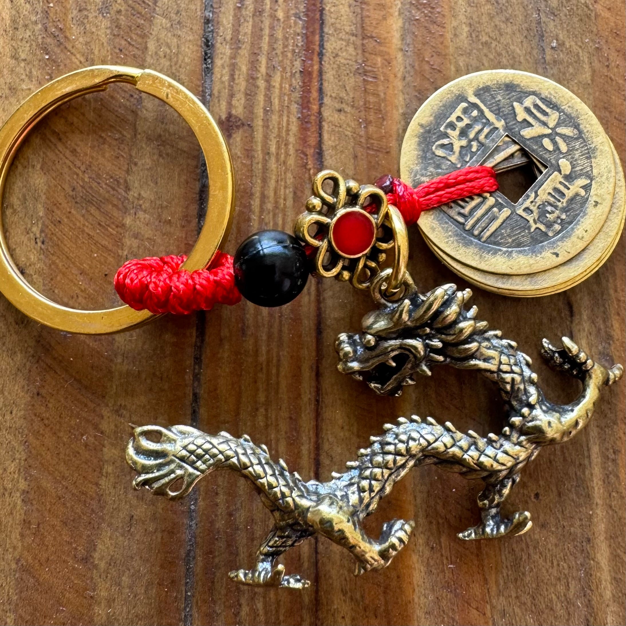Chinese dragon keyring