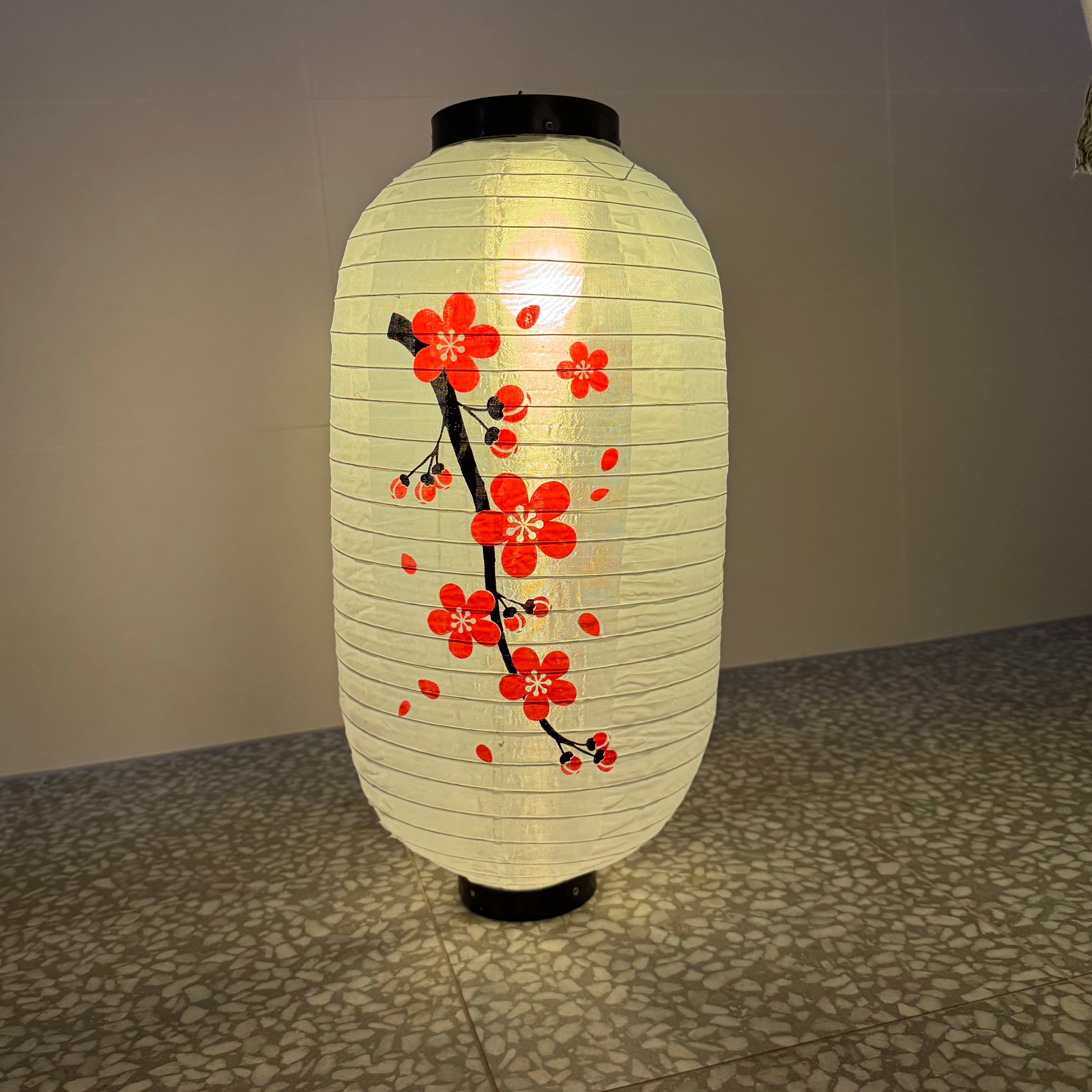 White blossom lantern