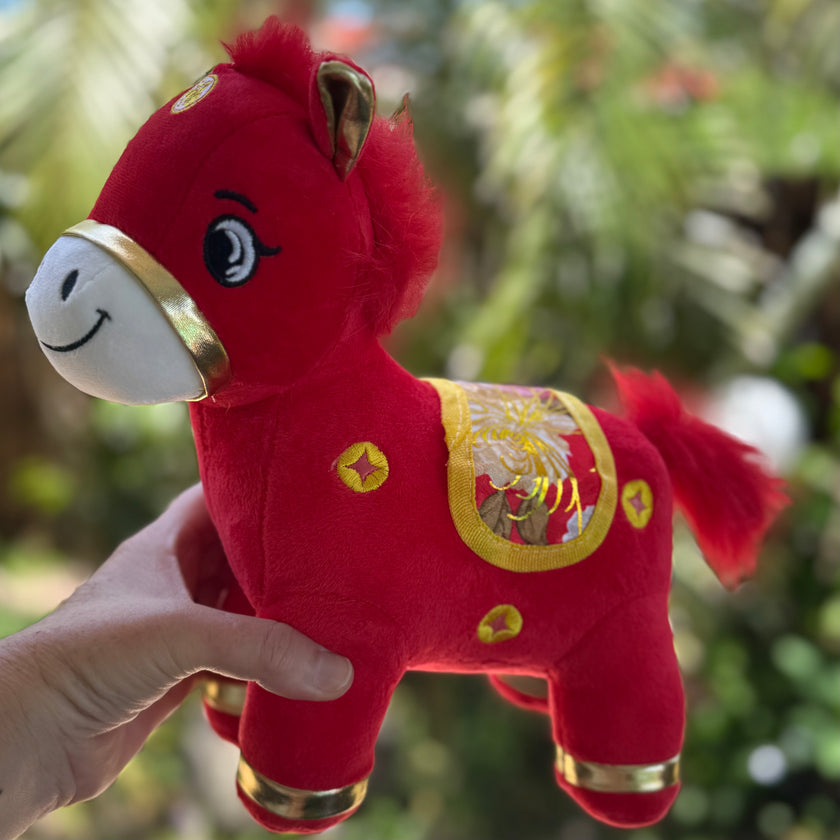Chinese new year horse decoration