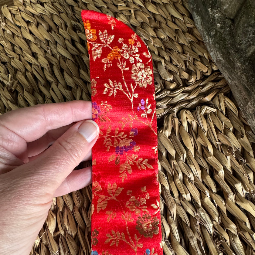 Chinese silk hand fan bags