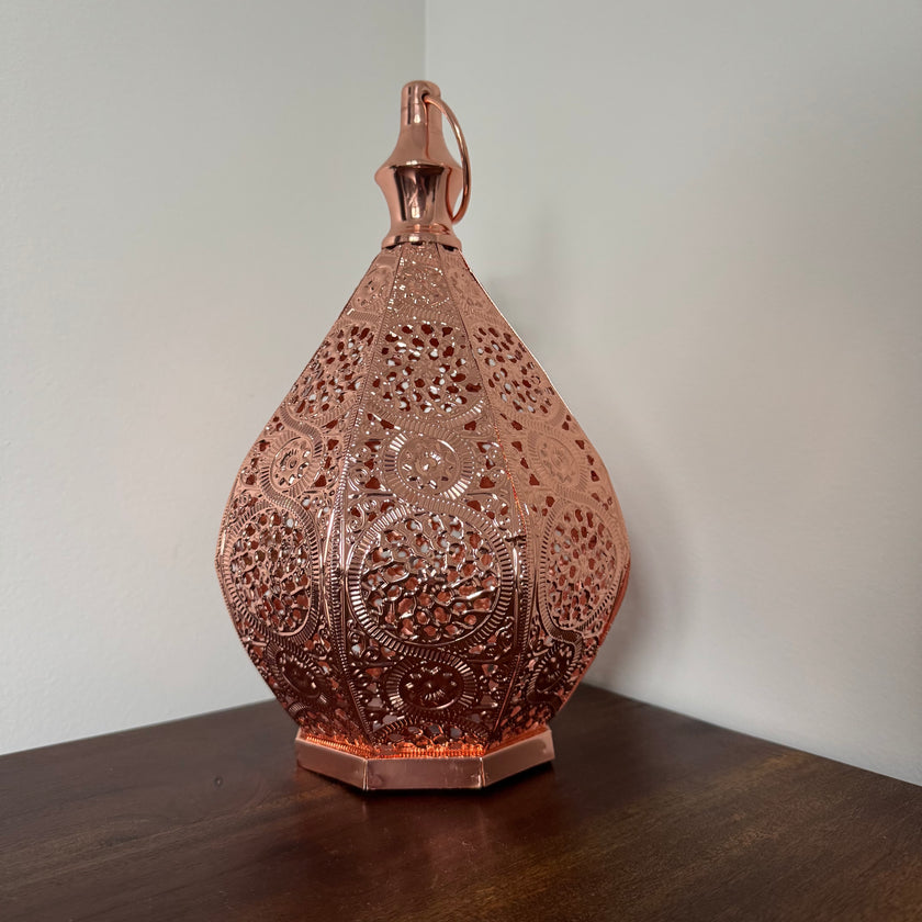 rose gold lantern
