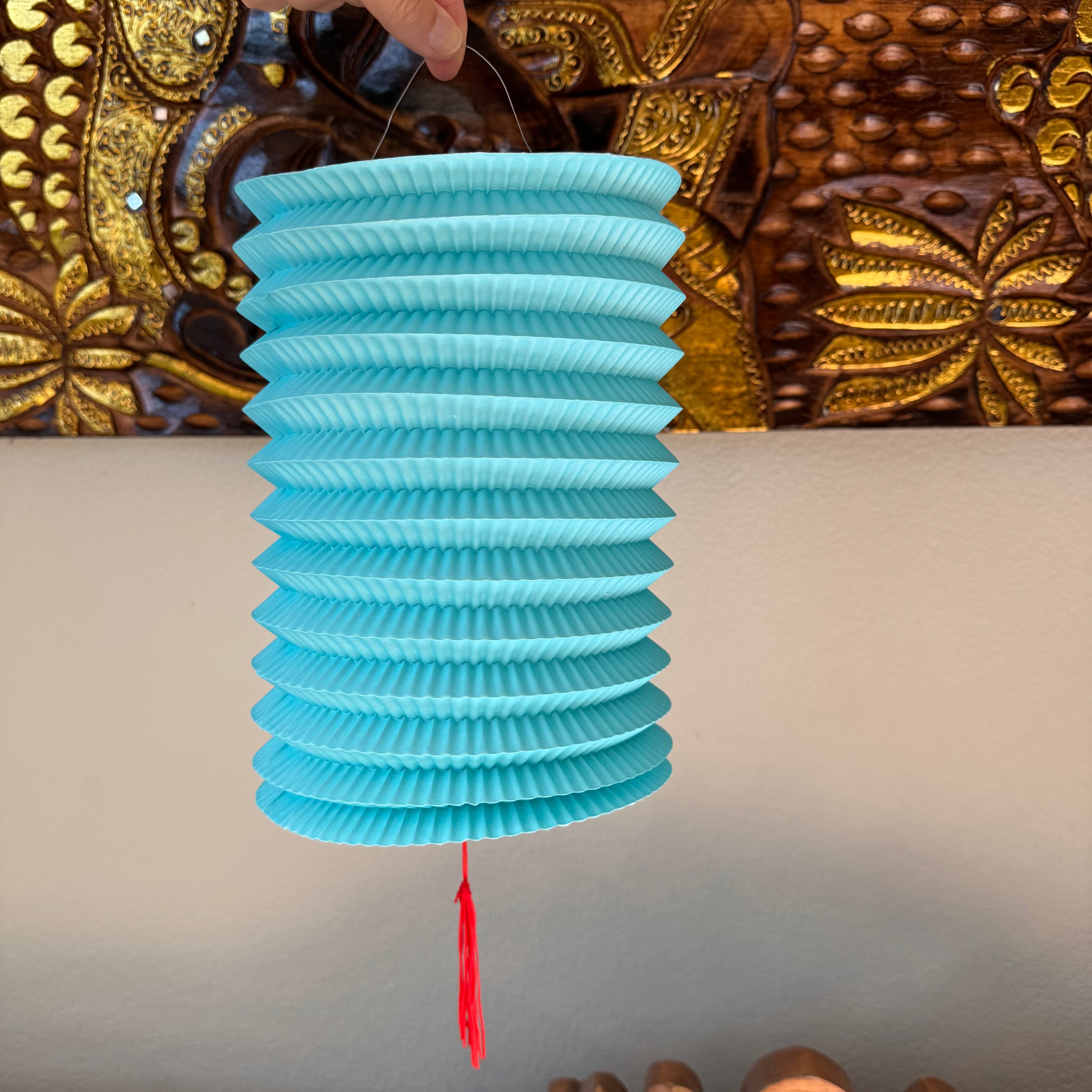 Blue Chinese lantern