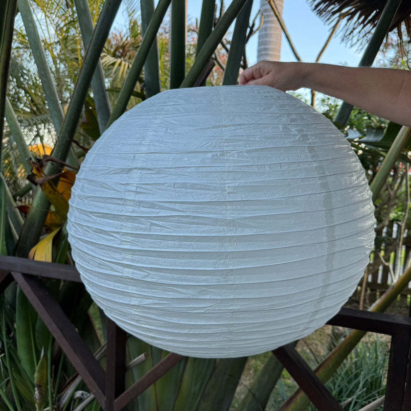 ivory paper lantern 60cm