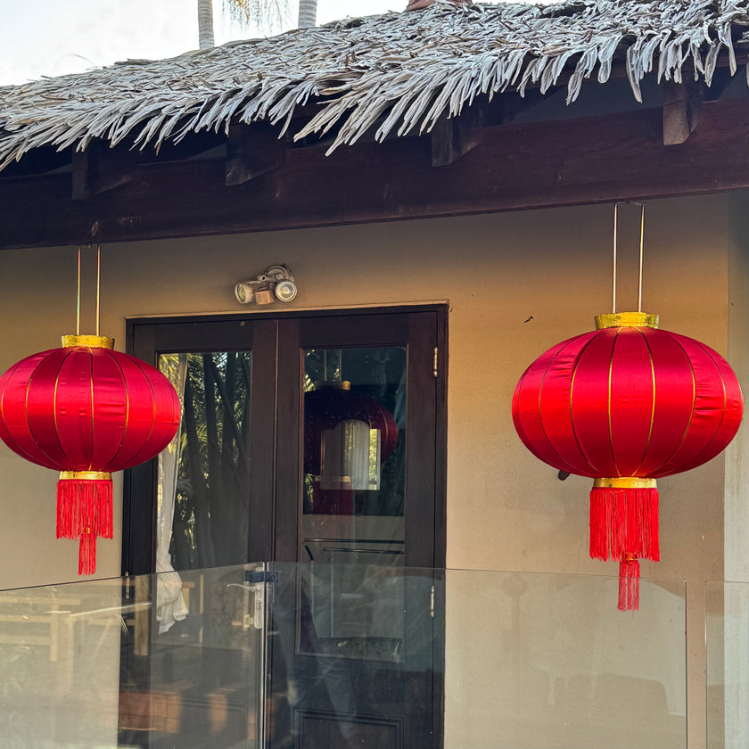 Red Chinese lanterns