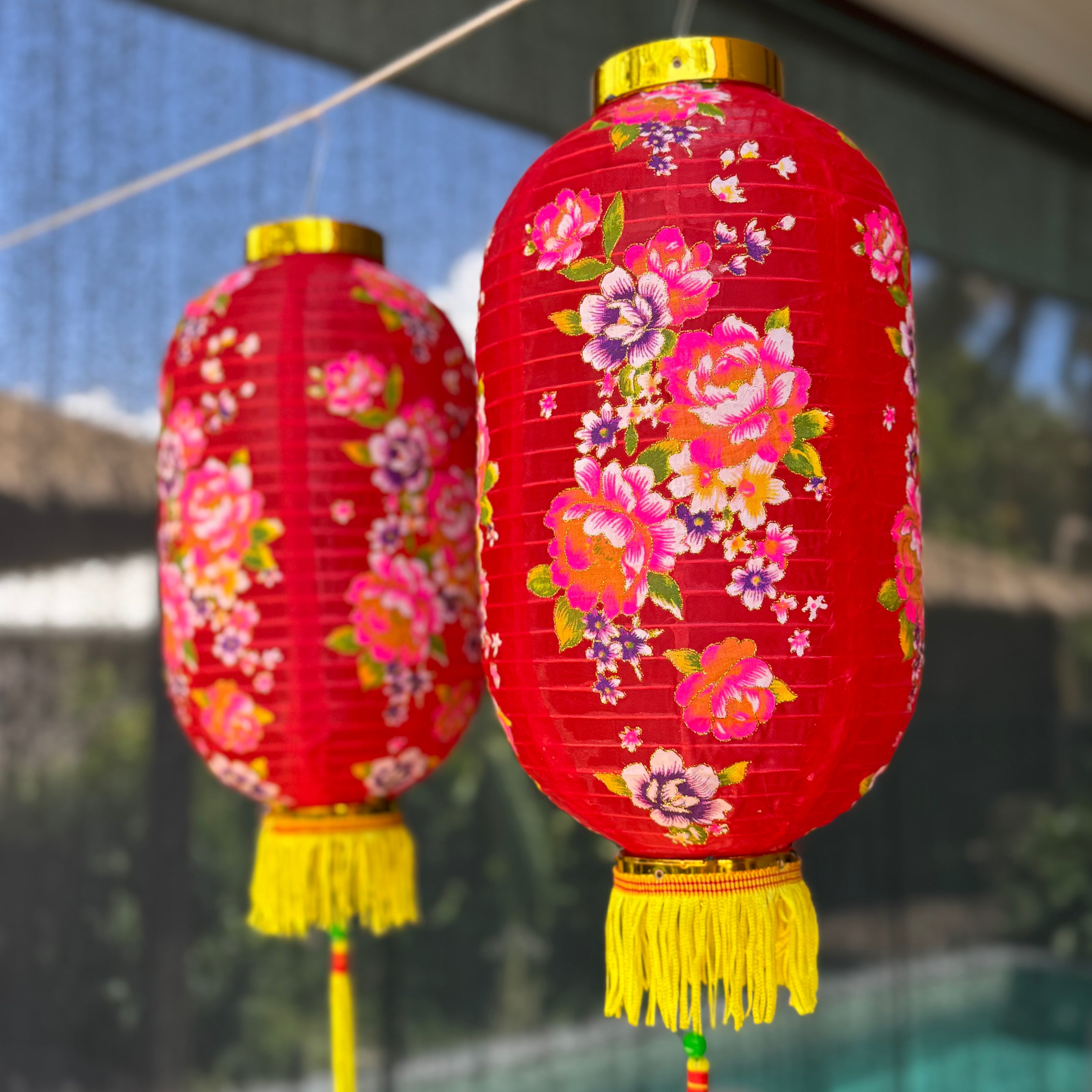 Red Chinese lanterns