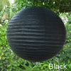 black paper lantern