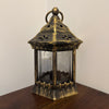 Hexagon Lantern with Fairy Lights (20cm high)