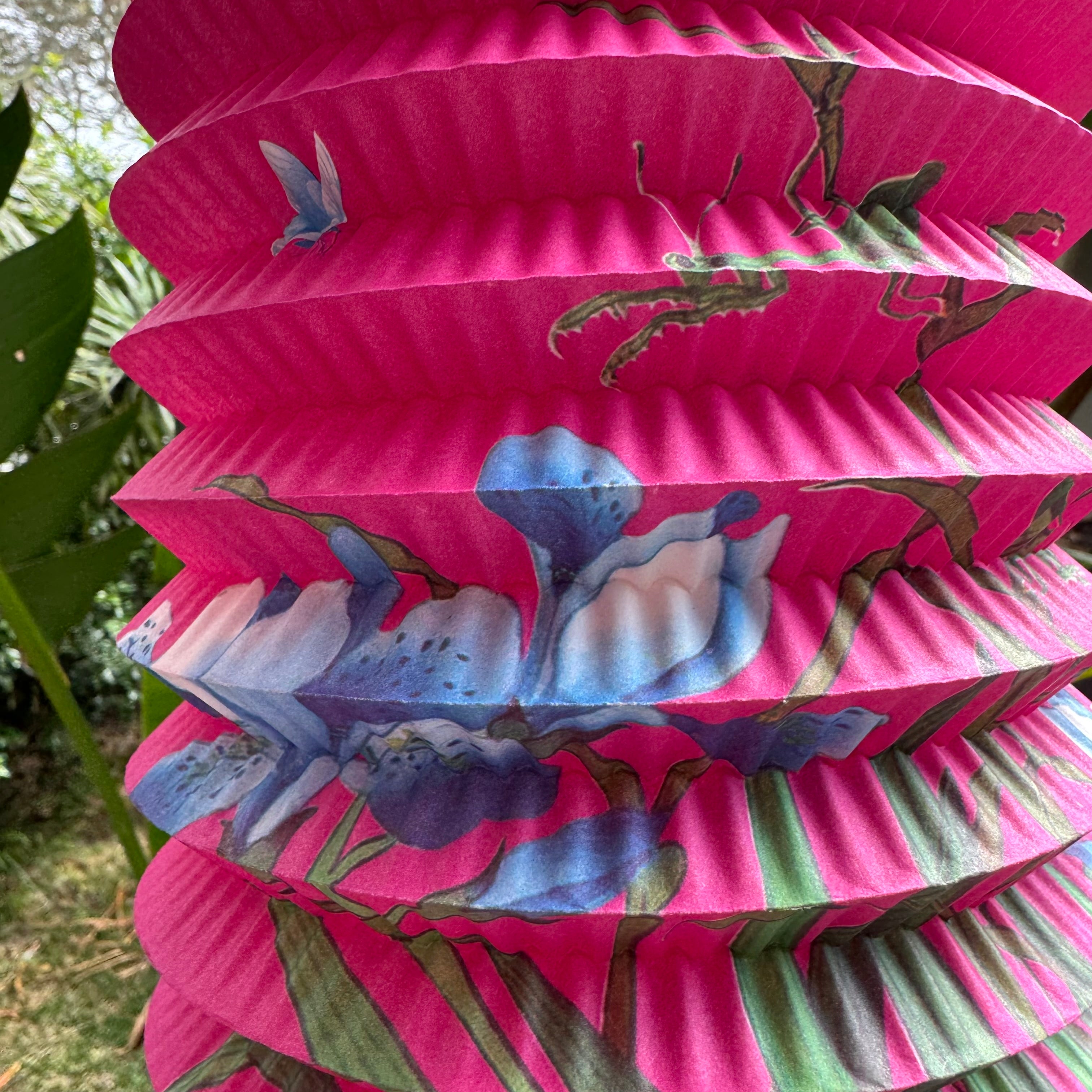 pink paper lantern
