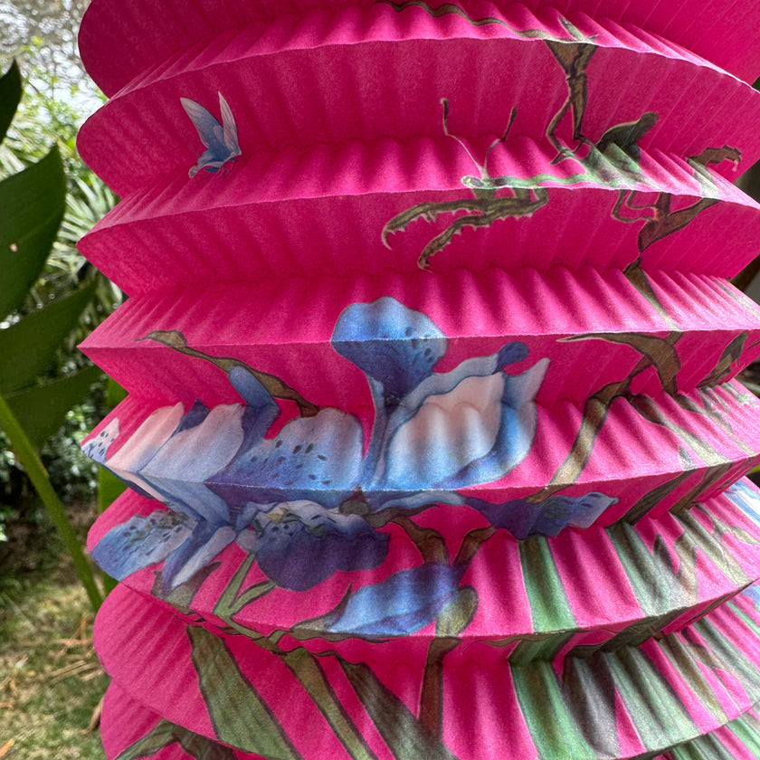 pink paper lantern
