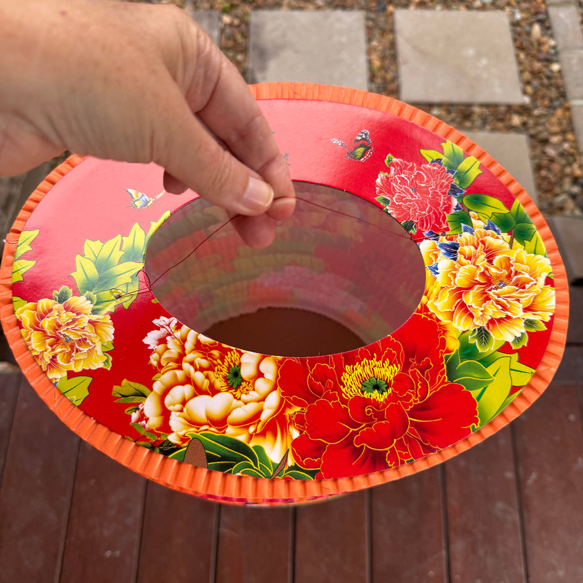 Chinese flowers paper lantern 3