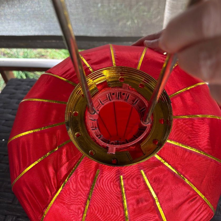 Chinese lantern metal frame