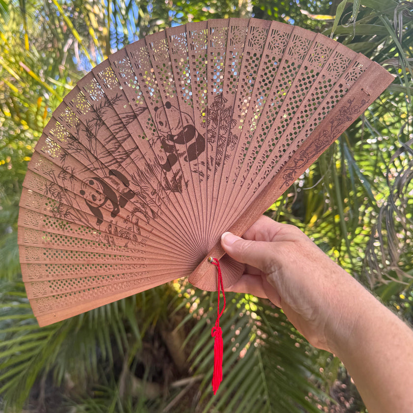 Chinese panda fan