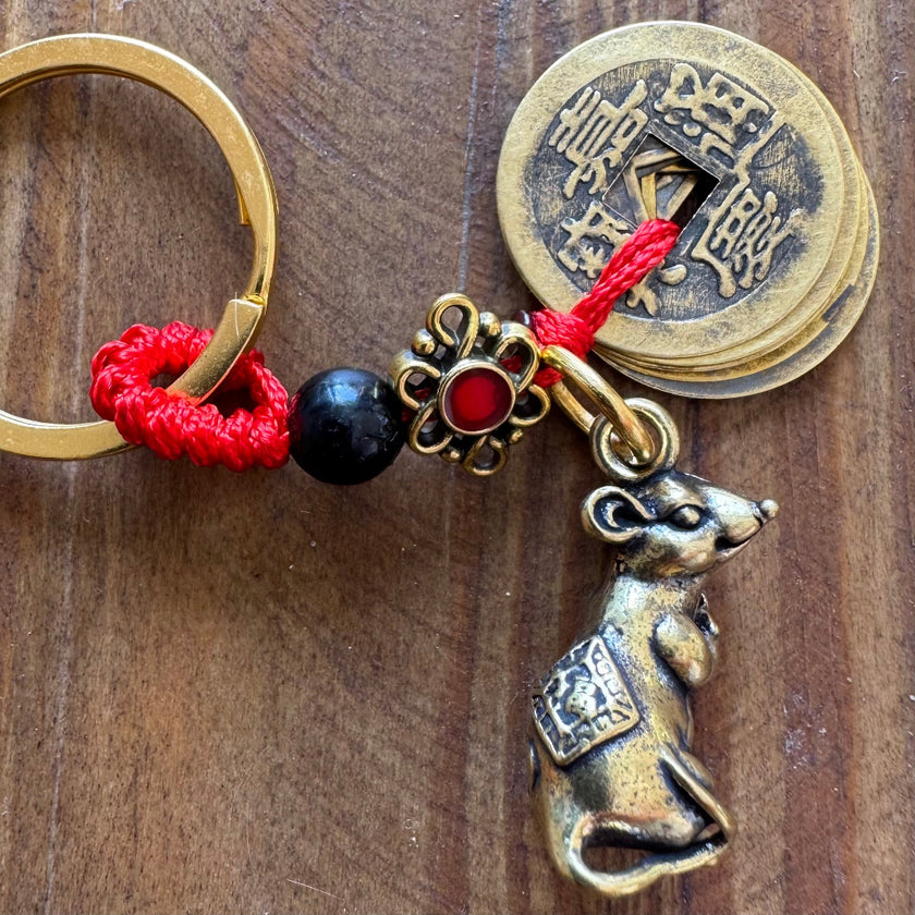 Chinese rat keyring