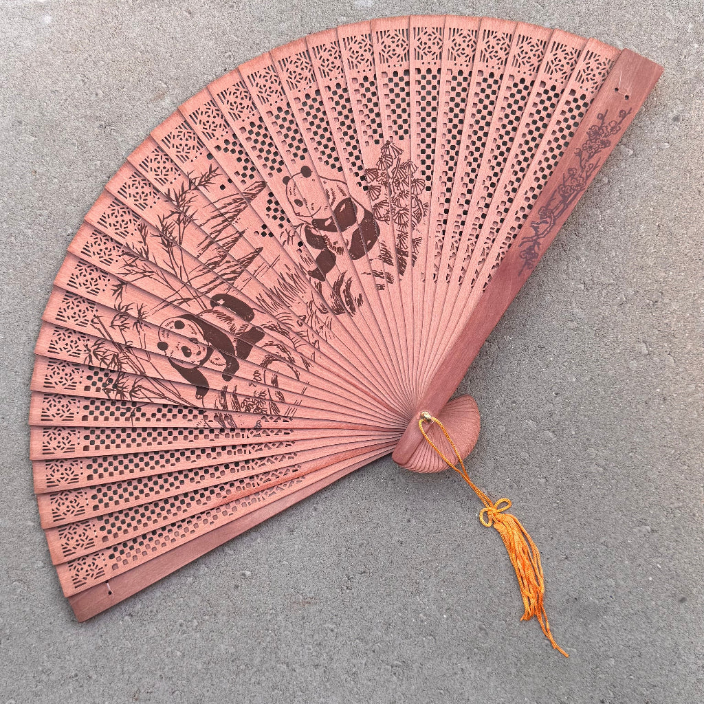 Chinese sandalwood fan