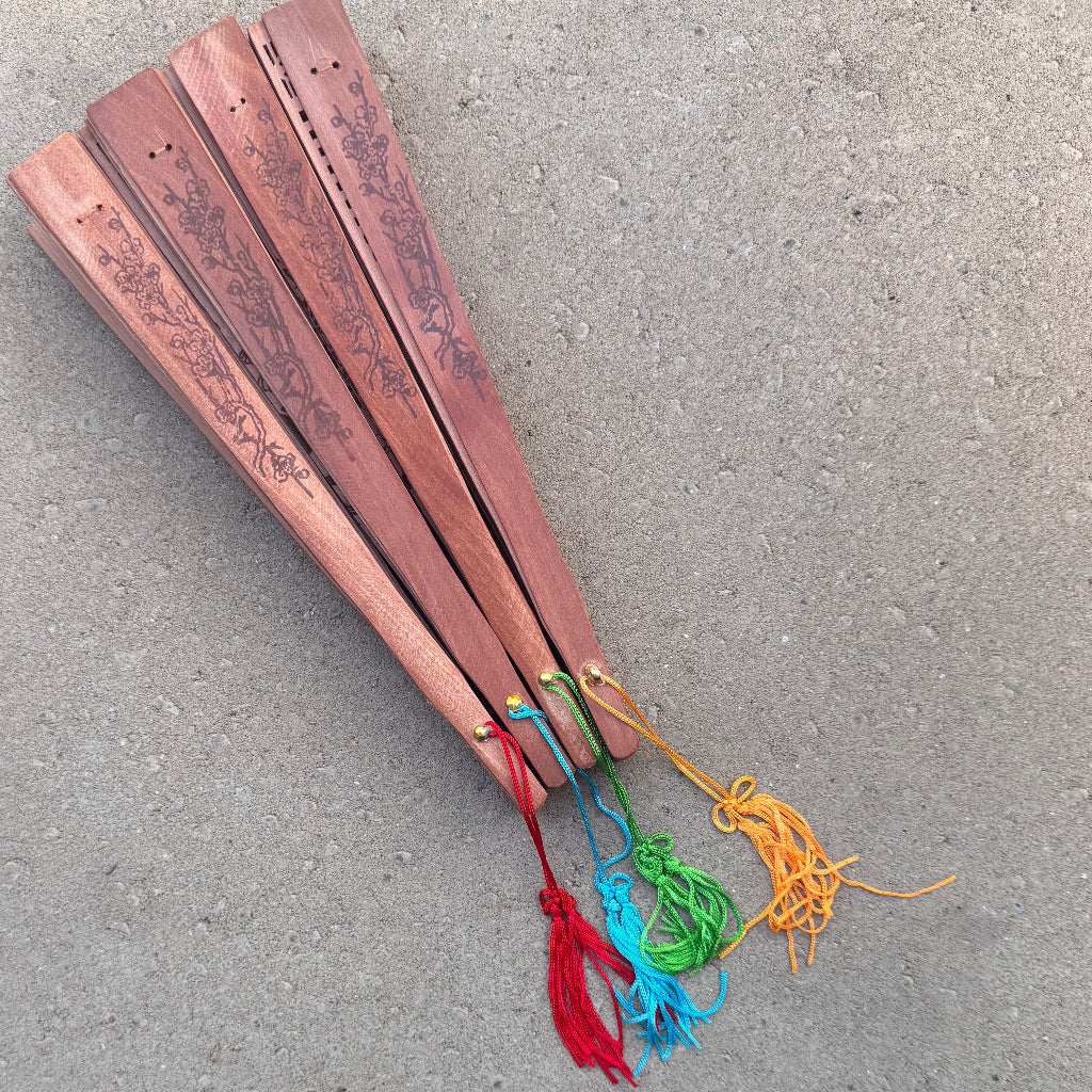 Chinese sandalwood fans