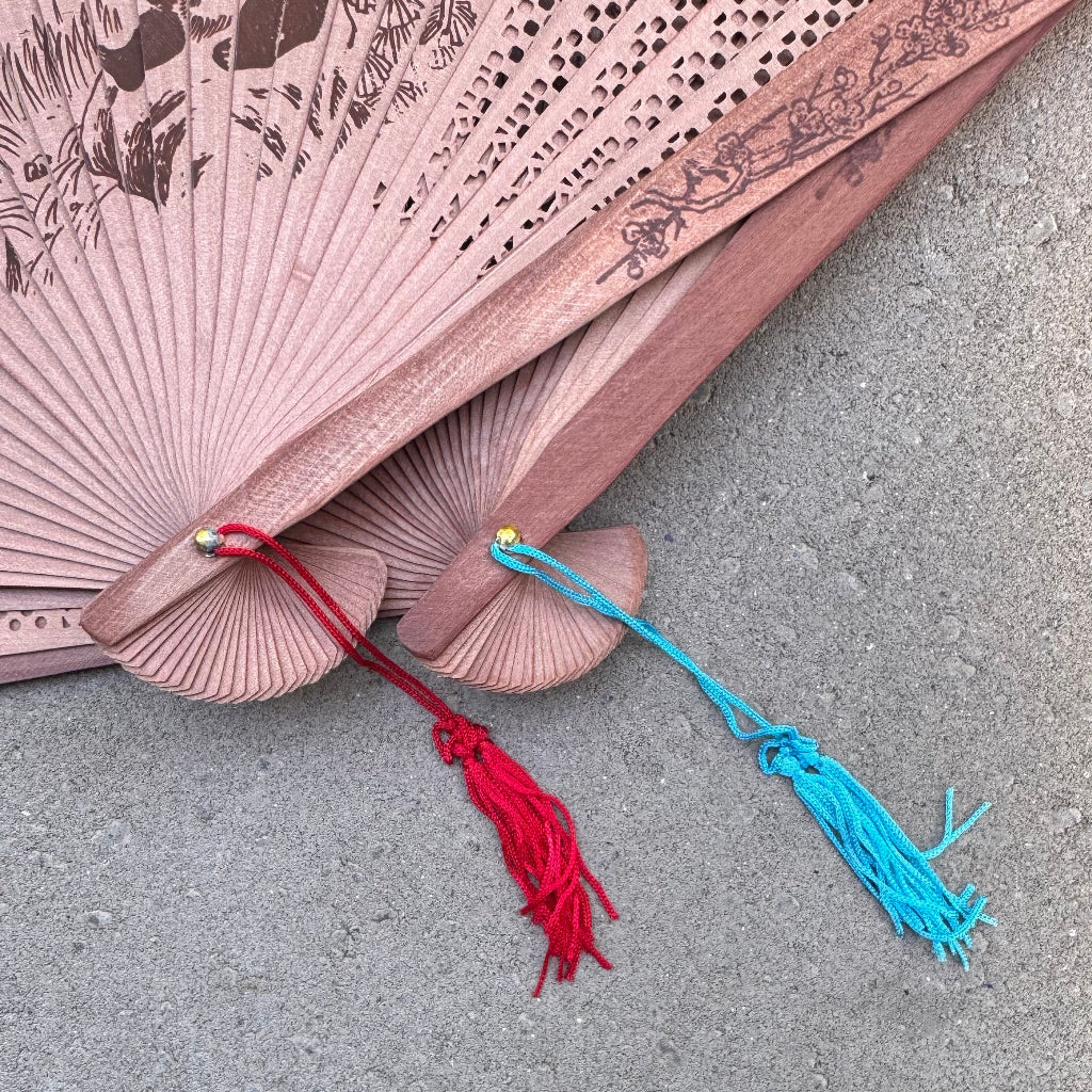 Chinese wooden fans