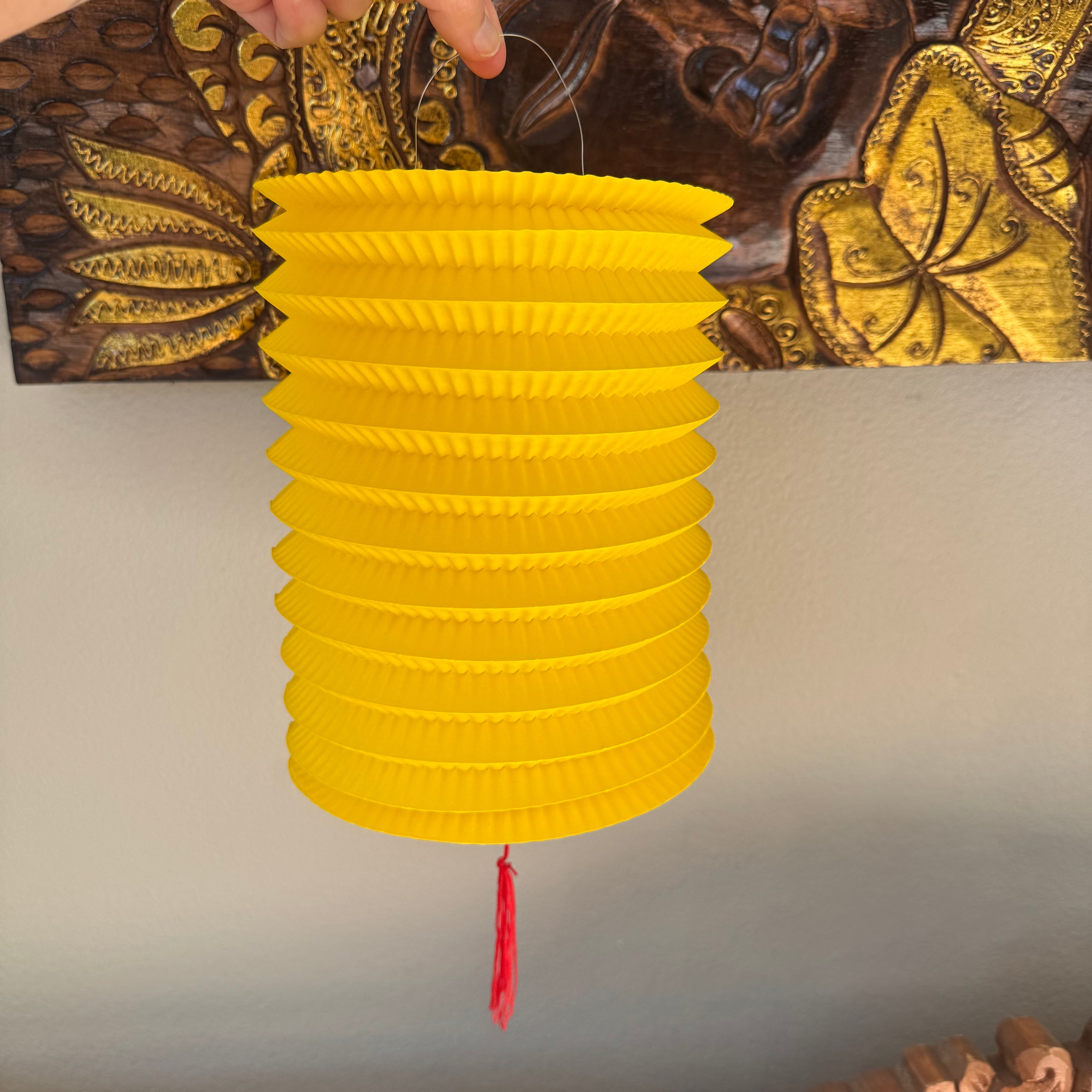 Yellow Chinese lantern