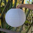 40cm white paper lantern