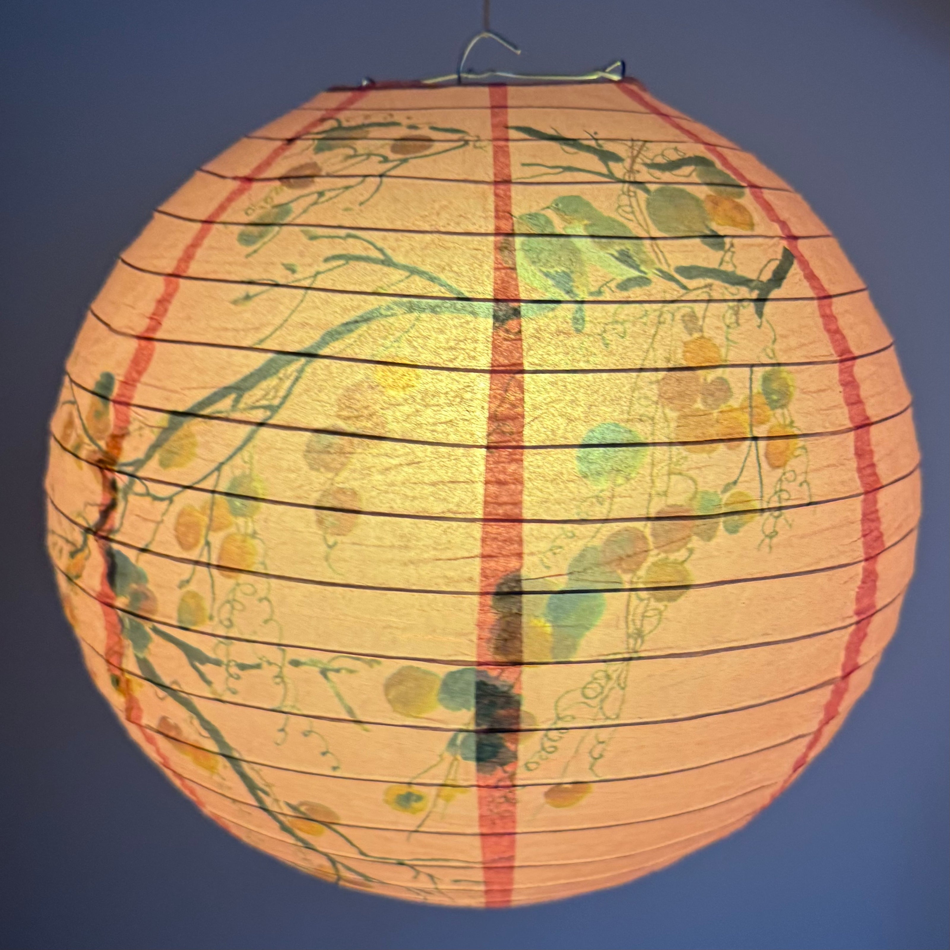 illuminated paper lantern