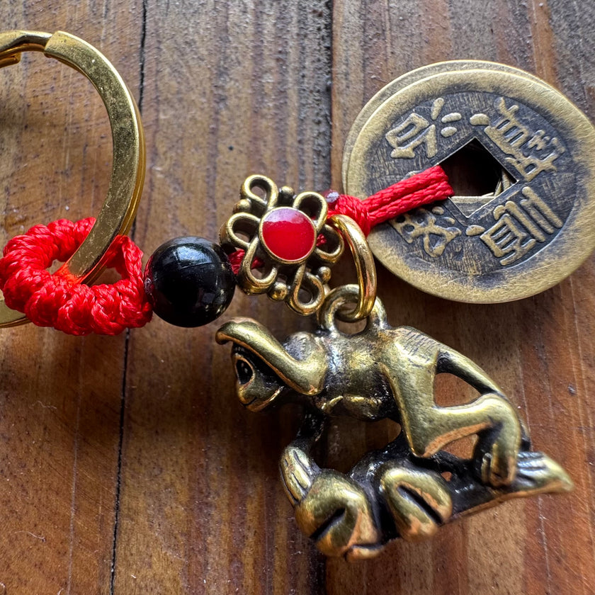 Chinese monkey keyring
