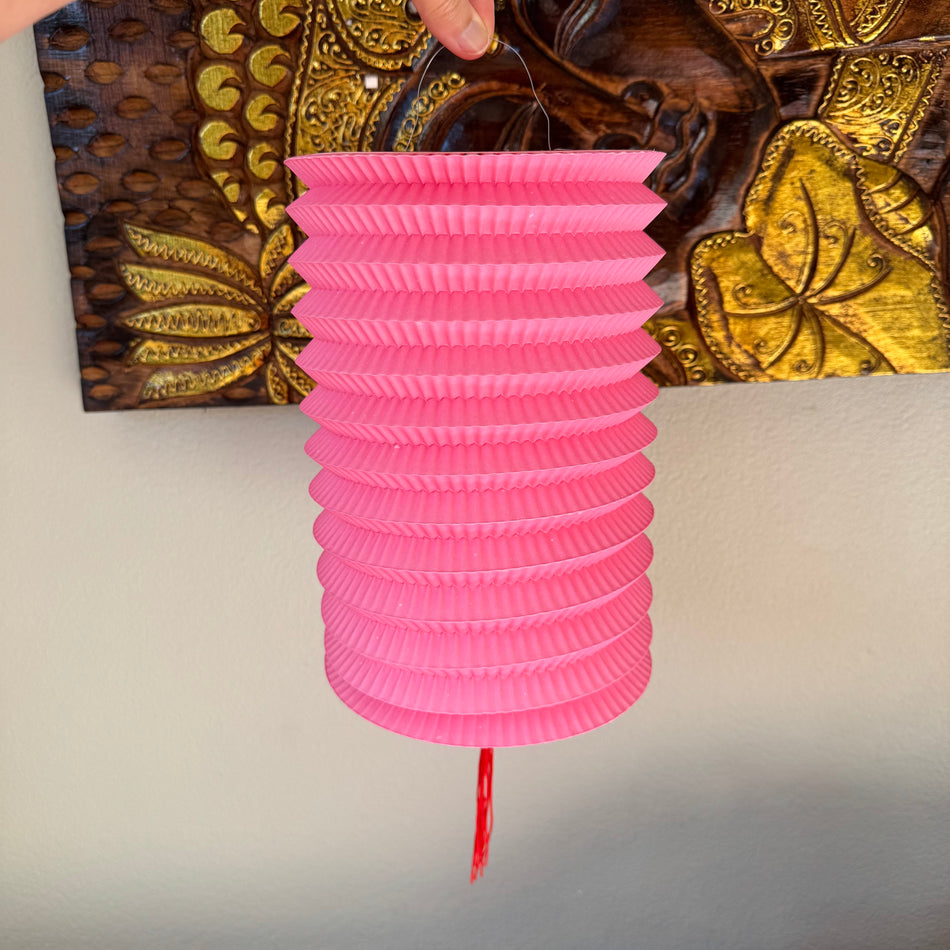 Pink paper lantern