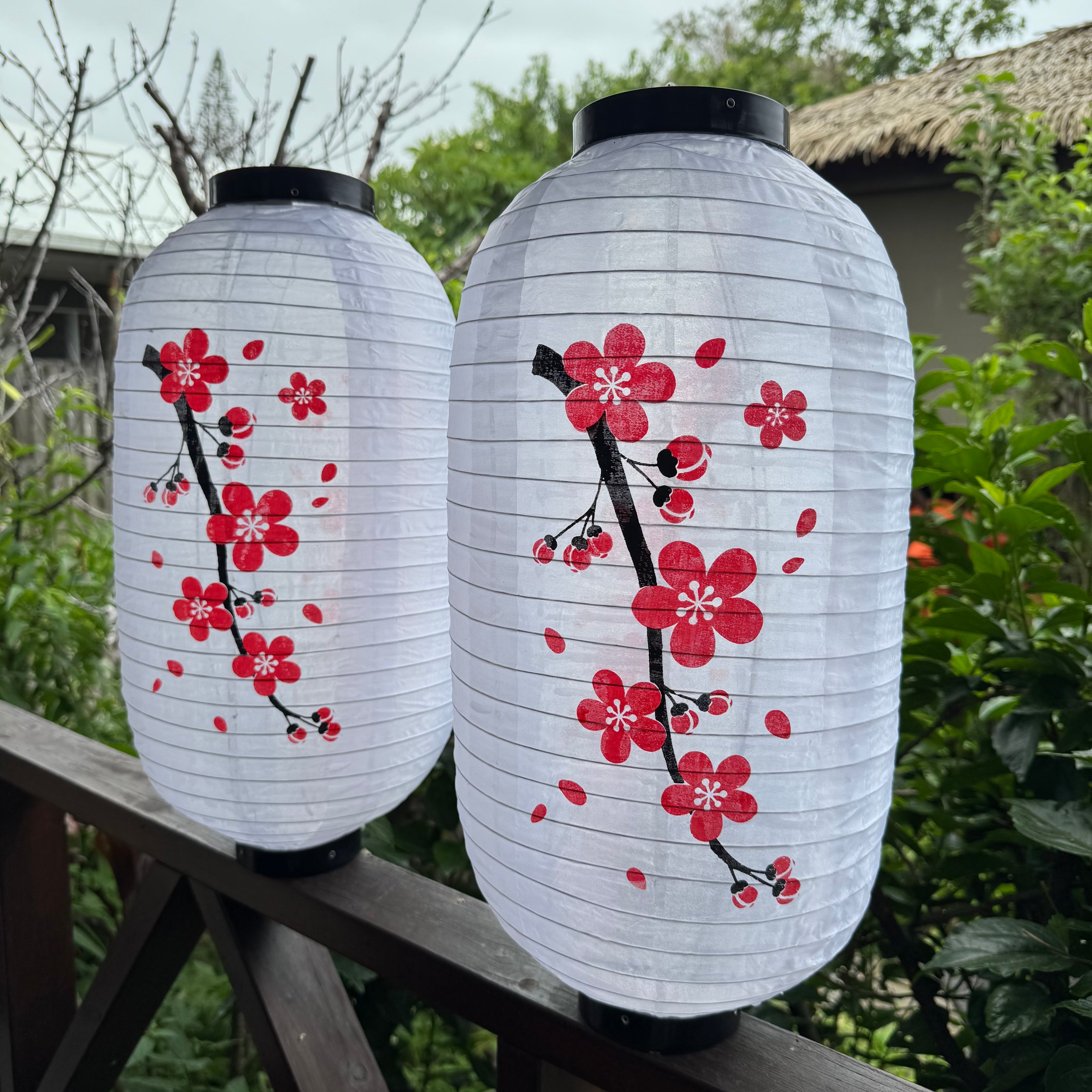 cherry blossom lanterns