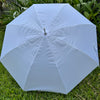 white wedding umbrella