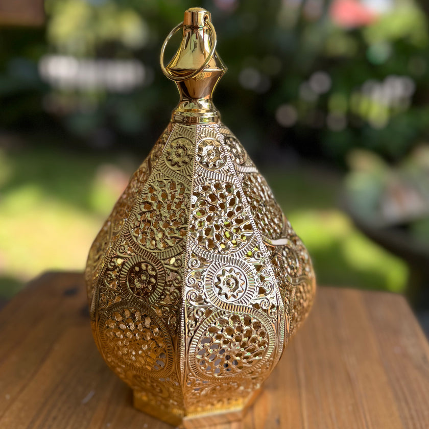 Gold Moroccan lantern