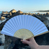 white paper fan
