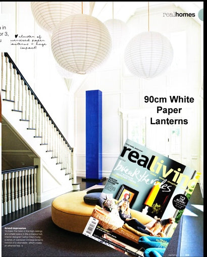 90cm white paper lantern