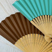 tiffany and chocolate paper fans