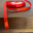 Red satin ribbon