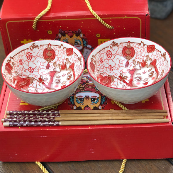 Chinese dragon bowl