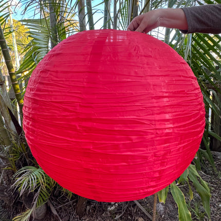 Large red Chinese lantern