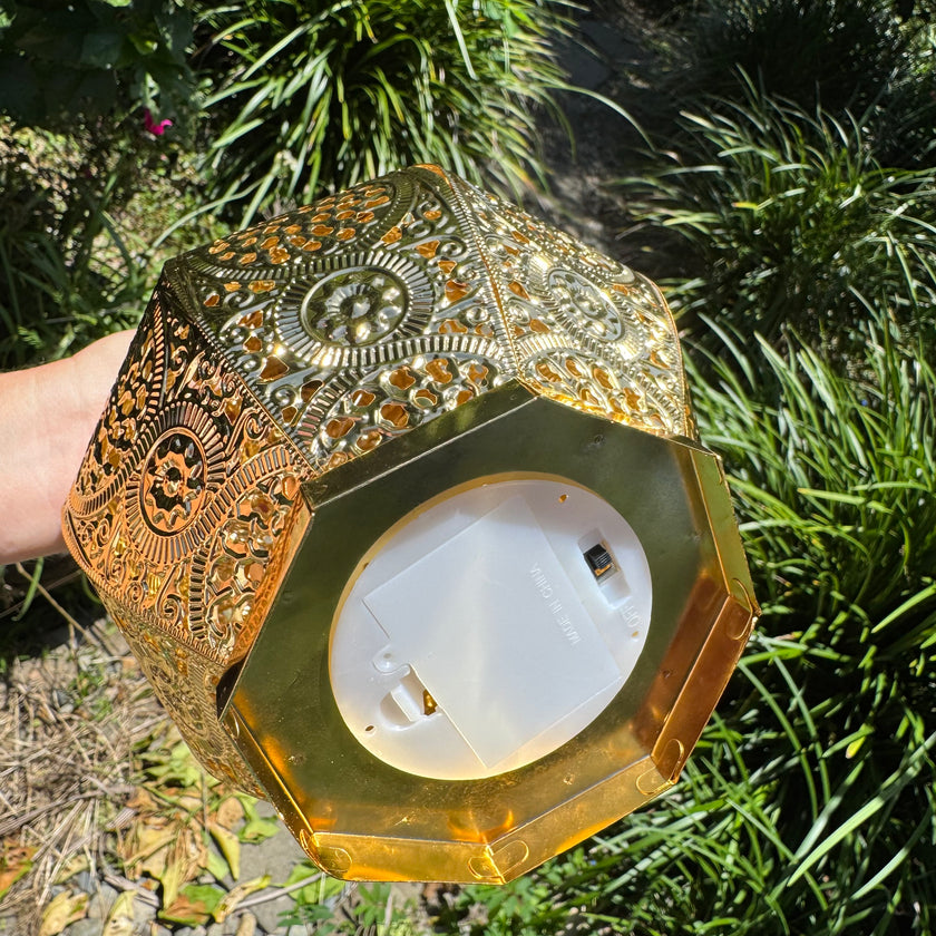 LED Moroccan Lantern