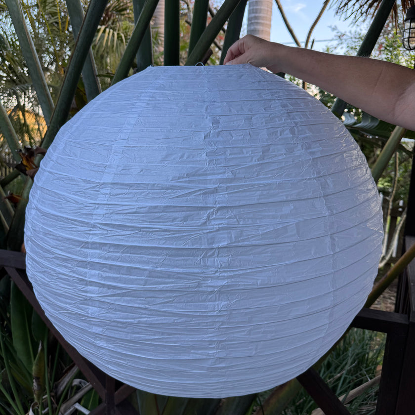 white paper lantern 75cm