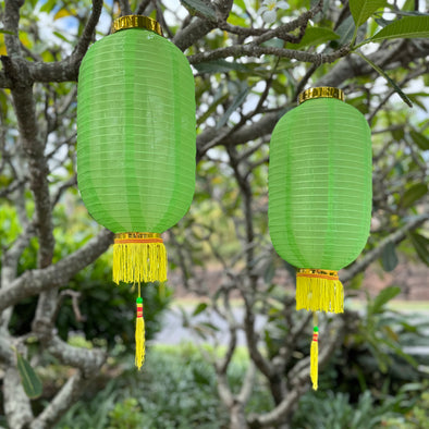 green Chinese lantern