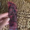 silk brocade hand fan sleeve