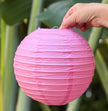 pink paper lantern