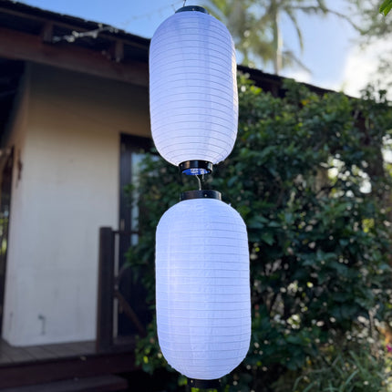 White nylon lanterns