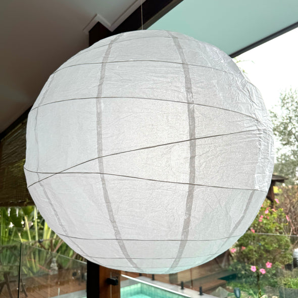 irregular ribbed paper lantern