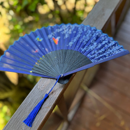 silk hand fan